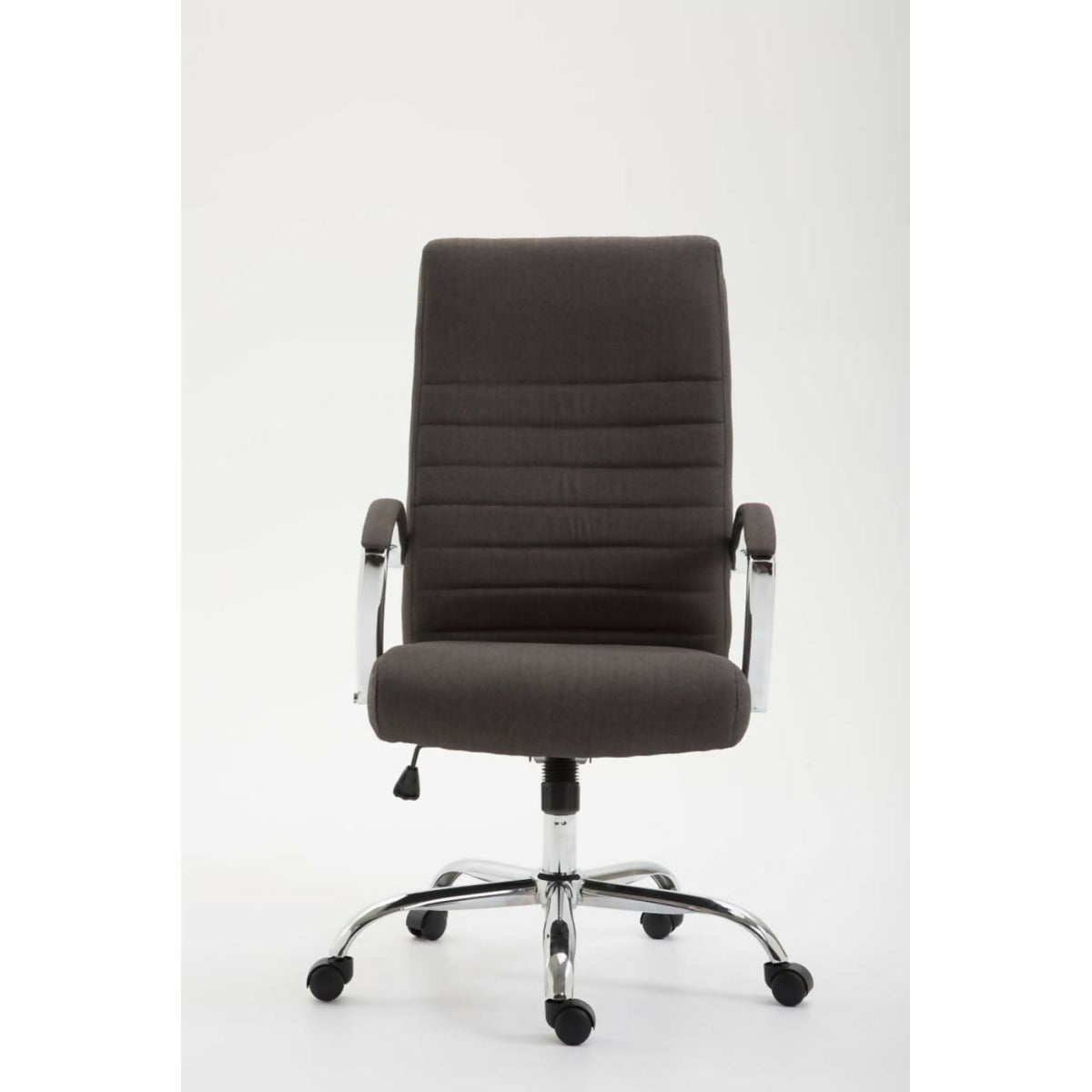 Valais office armchair - Dark gray fabric - 0