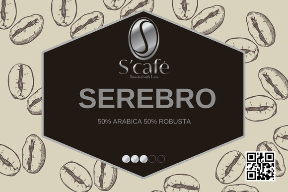 Café en grain 1kg serebro blend
