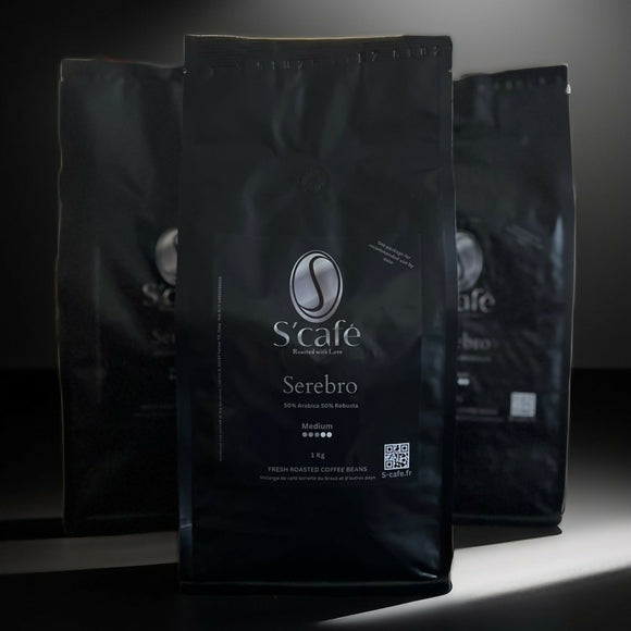 Café en grain 1kg serebro blend