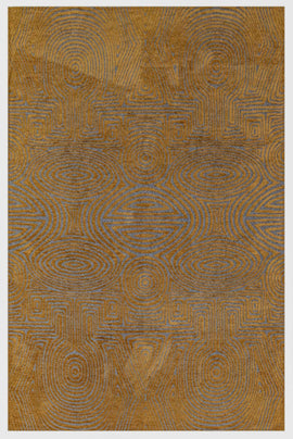 Tapis de salon moderne tissé plat HABANERO