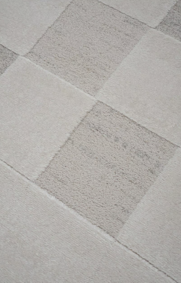 Tapis moderne tissé plat CHECKER