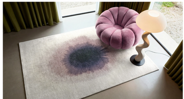 Tapis moderne tissé plat GLOBE - 0