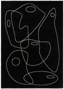 Tapis de salon moderne tissé plat PENNY-1