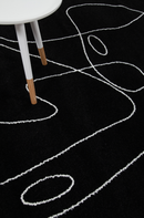 Tapis de salon moderne tissé plat PENNY-4