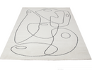 Tapis de salon moderne tissé plat PENNY-11