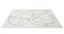 Tapis de salon moderne tissé plat PENNY-12