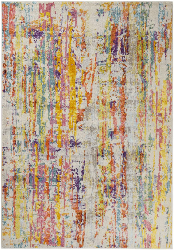 Tapis moderne tissé plat BLOOMFIELD