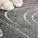 Tapis tissé plat moderne WAVES-4