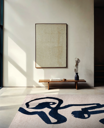 Tapis moderne tissé plat STRAP - 0