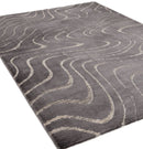 Tapis tissé plat moderne WAVES-5