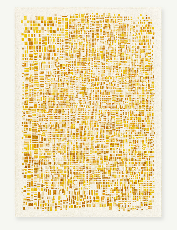 Tapis moderne tissé plat BOXY