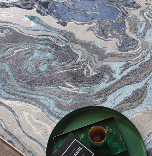 Tapis de salon moderne salon et chambre OCEAN