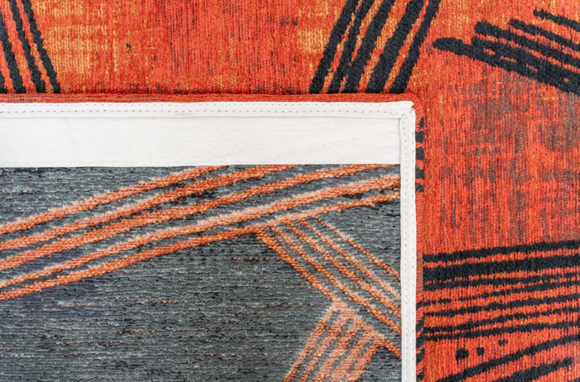 Tapis moderne tissé plat KATANA