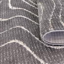 Tapis tissé plat moderne WAVES-7