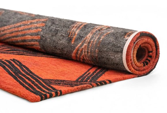 Tapis moderne tissé plat KATANA