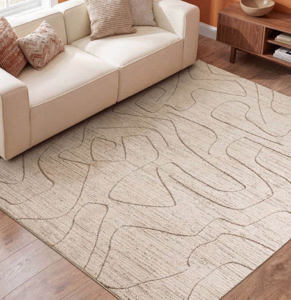 Tapis tissé plat moderne BODO