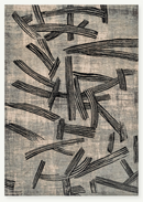 Tapis moderne tissé plat KATANA-31