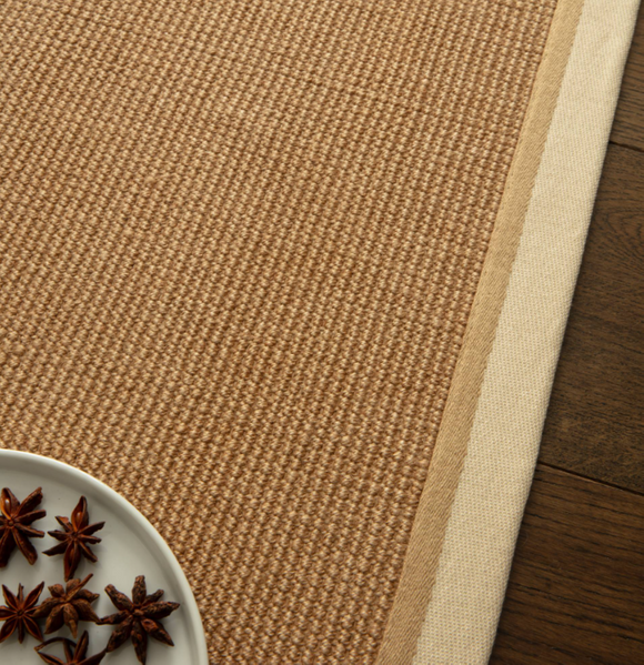 Tapis chambre et salon en jute moderne DORO