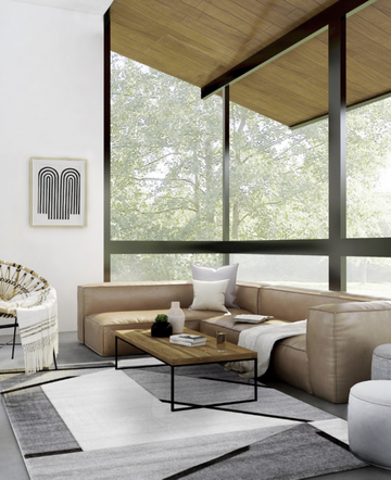 Tapis moderne tissé plat TEMPO - 0