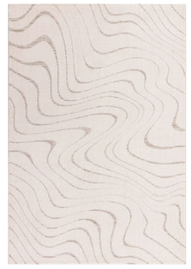 Tapis tissé plat moderne WAVES