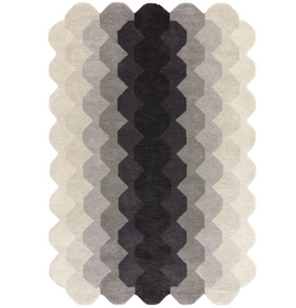 Tapis moderne tufté main en laine KERNEL