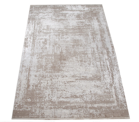 Tapis de salon moderne en viscose BRODERIE