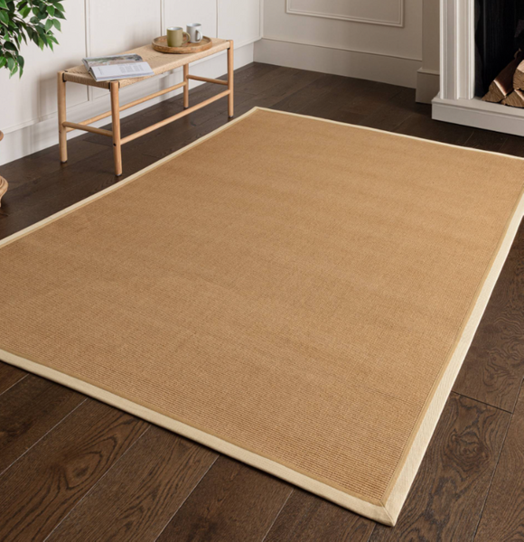 Tapis chambre et salon en jute moderne DORO