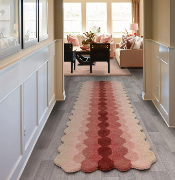 Tapis moderne tufté main en laine KERNEL