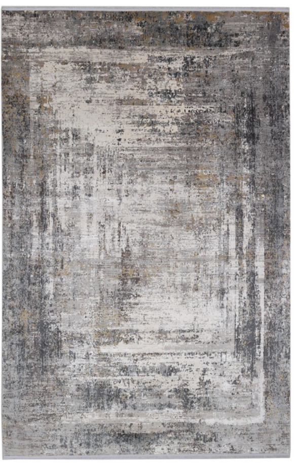 Tapis de salon moderne en viscose BRODERIE