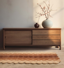 Tapis moderne tufté main en laine KERNEL