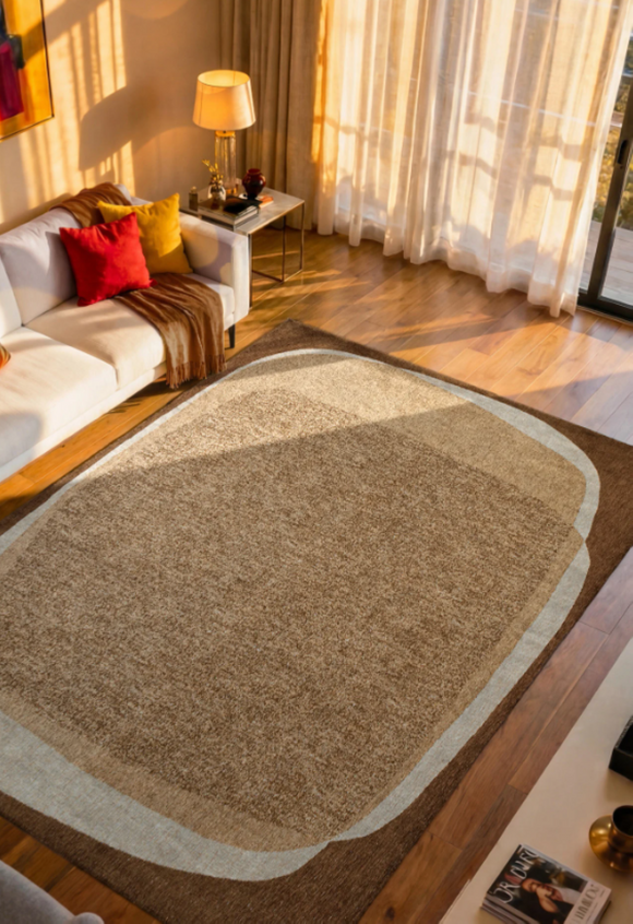 Tapis moderne tissé plat AGATE