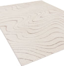 Tapis tissé plat moderne WAVES-12