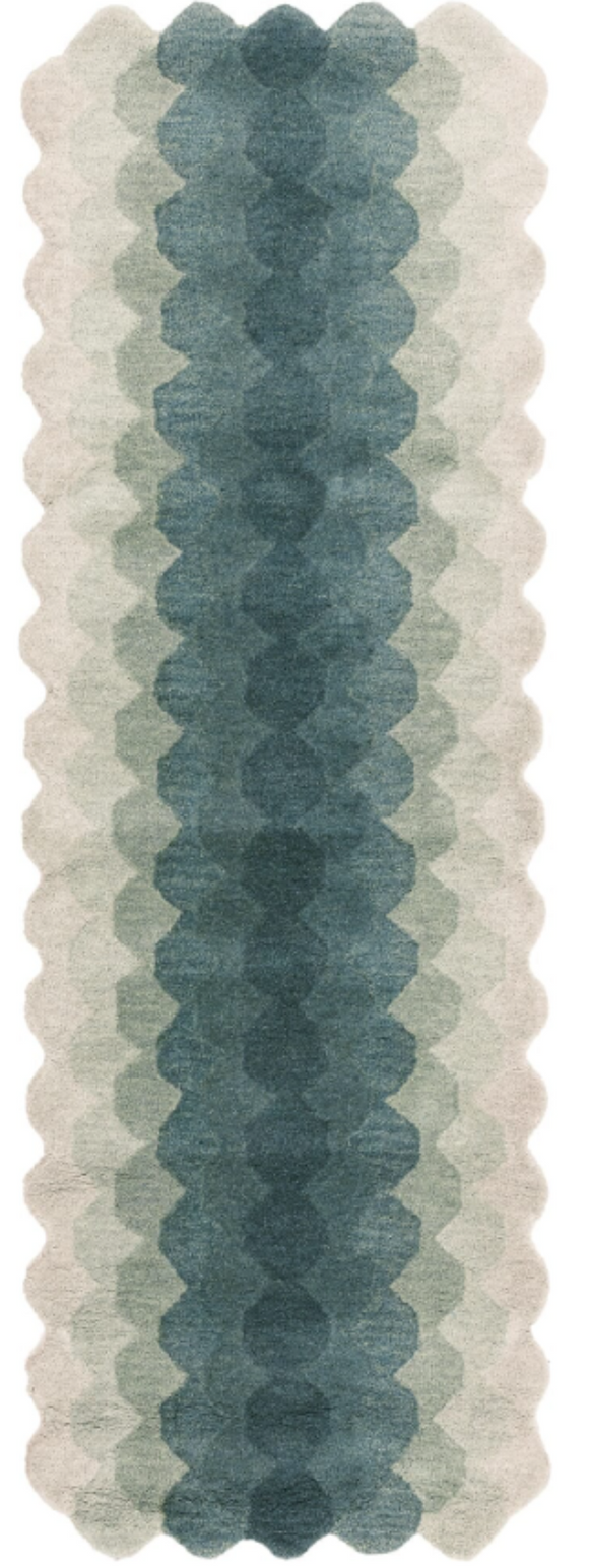 Tapis moderne tufté main en laine KERNEL