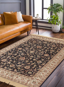 Tapis de salon style orient tissé plat SHIRA