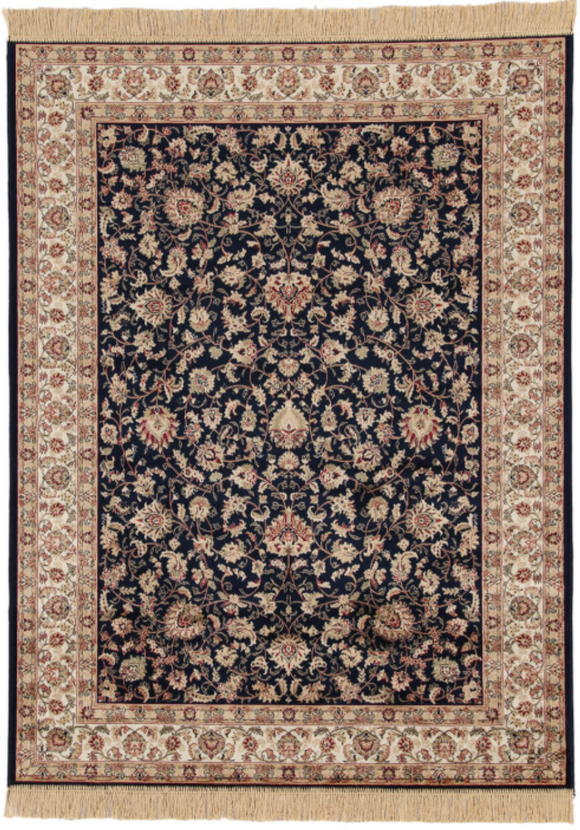 Tapis de salon style orient tissé plat SHIRA