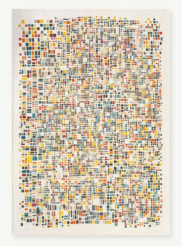 Tapis moderne tissé plat BOXY