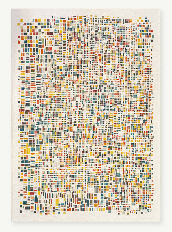 Tapis moderne tissé plat BOXY