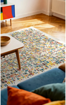 Tapis moderne tissé plat BOXY-3