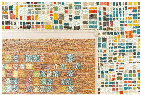 Tapis moderne tissé plat BOXY