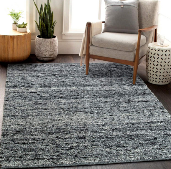 Tapis de salon fait main en laine SHEPERD