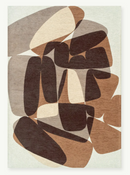 Tapis moderne tissé plat ROCKY-11