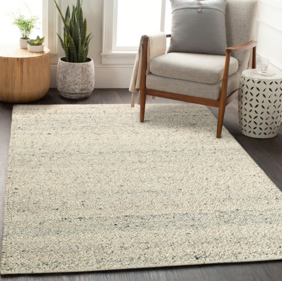 Tapis de salon fait main en laine SHEPERD