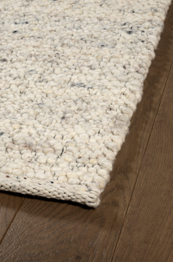 Tapis de salon fait main en laine SHEPERD