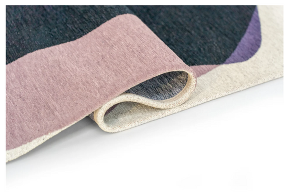 Tapis moderne tissé plat ROCKY