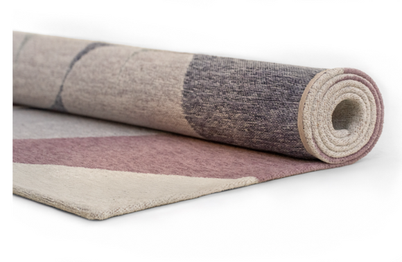 Tapis moderne tissé plat ROCKY