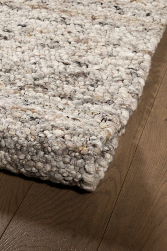 Tapis de salon fait main en laine SHEPERD