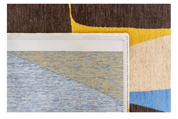 Tapis moderne tissé plat ROCKY