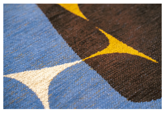 Tapis moderne tissé plat ROCKY