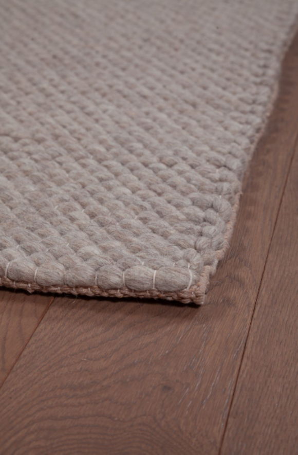 Tapis de salon tissé main en laine PATSY