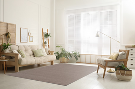 Tapis de salon tissé main en laine PATSY